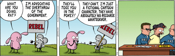Overthrow the government? Damn right! At least that's what the folks at Perls before Swine say